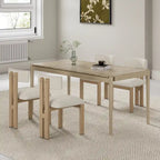 Set da pranzo elegante moderno di metà secolo da 7 pezzi