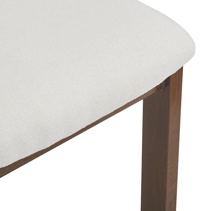 Set da pranzo elegante moderno di metà secolo da 7 pezzi