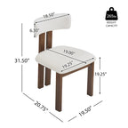 Set da pranzo elegante moderno di metà secolo da 7 pezzi