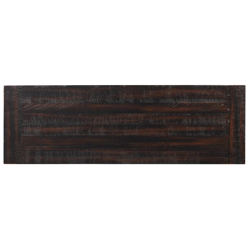 Consolle con piano in legno massello di pino 48