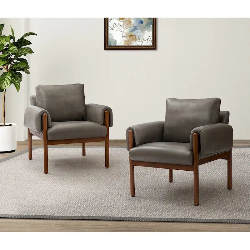 Comoda poltrona da salotto lucida con base in legno massello