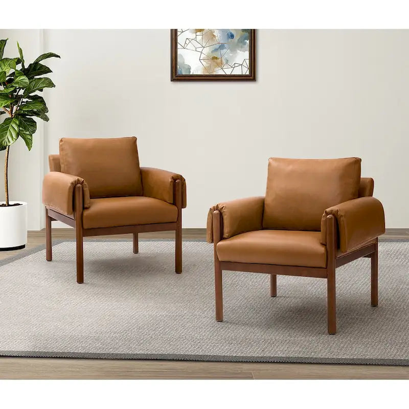 Comoda poltrona da salotto lucida con base in legno massello
