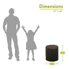 Pouf pouf da interno Villa Collection 41 L x 41 P x 43 A
