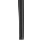 Sedia da pranzo con braccioli e gambe in metallo, set da 2 - Verde oliva - 24,5Px25,2Lx33A