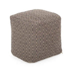Pouf cubo in cotone lavorato a mano Boven