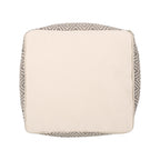 Pouf cubo in cotone lavorato a mano Boven