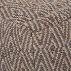 Pouf cubo in cotone lavorato a mano Boven