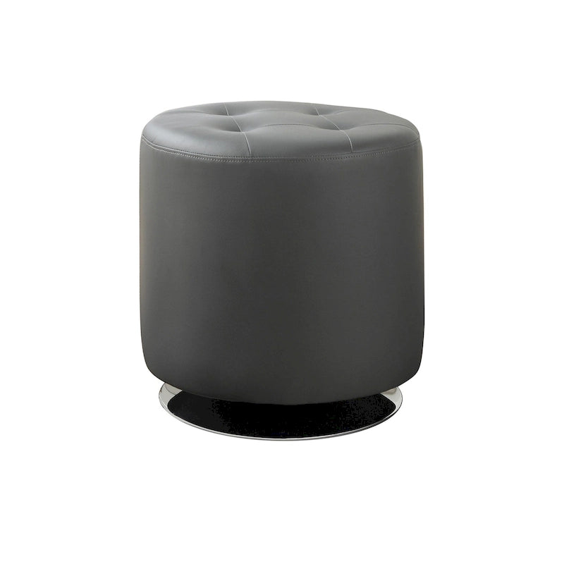 Pouf rotondo in similpelle