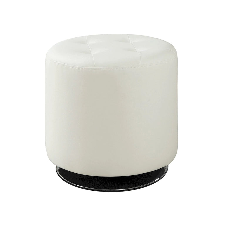 Pouf rotondo in similpelle
