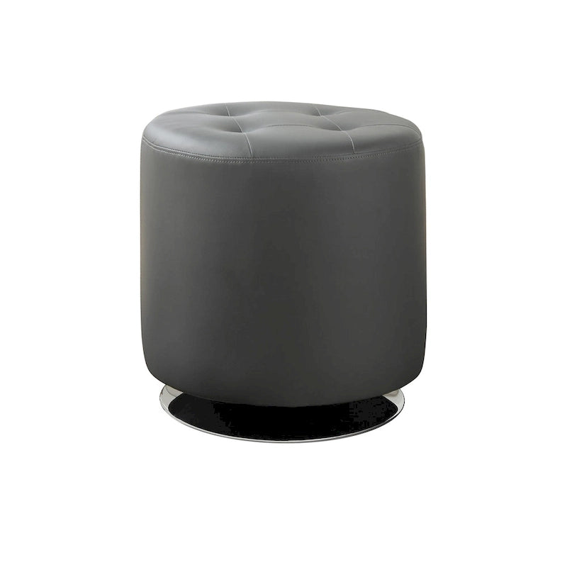 Pouf rotondo in similpelle