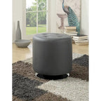 Pouf rotondo in similpelle