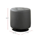 Pouf rotondo in similpelle