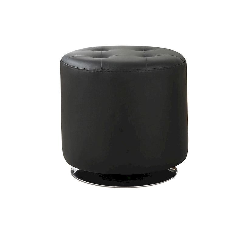 Pouf rotondo in similpelle