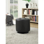 Pouf rotondo in similpelle