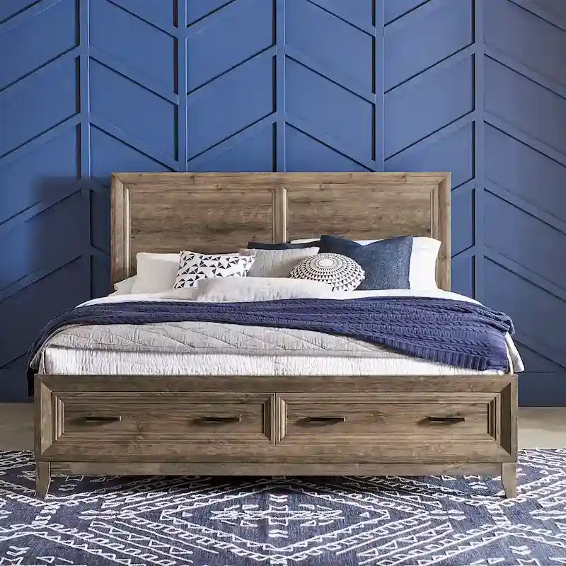 Letto contenitore matrimoniale Ridgecrest Cobblestone
