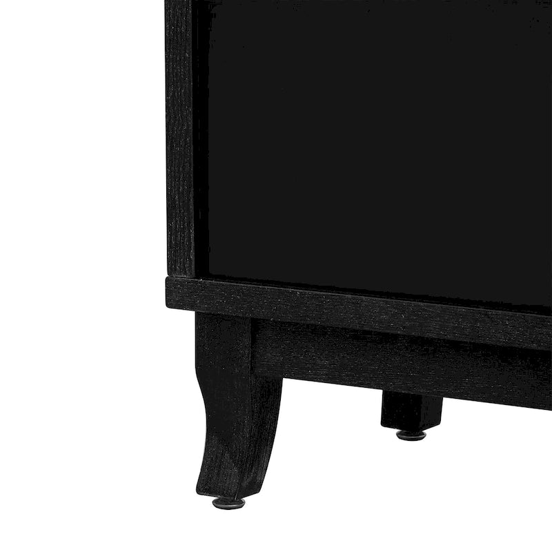 Credenza con mobile buffet a specchio a 3 ante