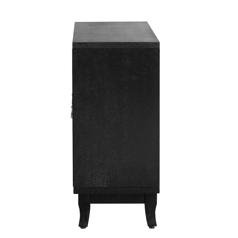 Credenza con mobile buffet a specchio a 3 ante