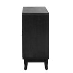 Credenza con mobile buffet a specchio a 3 ante