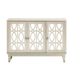 Credenza con mobile buffet a specchio a 3 ante