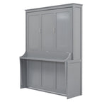 Nestfair Queen Size Murphy Bed with Shelf