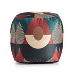Pouf ottomano quadrato da interno/esterno Martinique 18 x 18 x 18