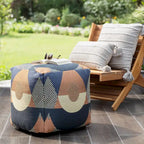 Pouf ottomano quadrato da interno/esterno Martinique 18 x 18 x 18