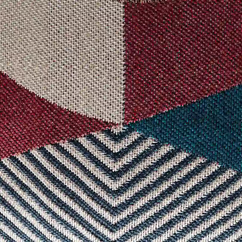Pouf ottomano quadrato da interno/esterno Martinique 18 x 18 x 18
